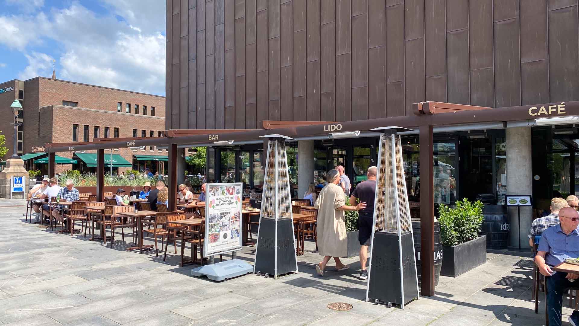 Lido Caféen deler adresse med Lido Biograferne på Søndertorv