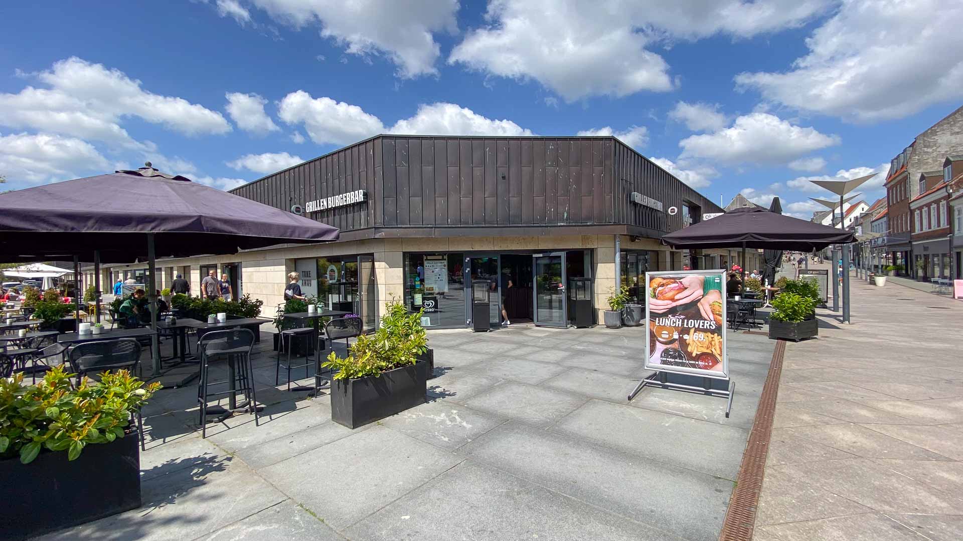 Grillen Burgerbar i Vejle set udefra