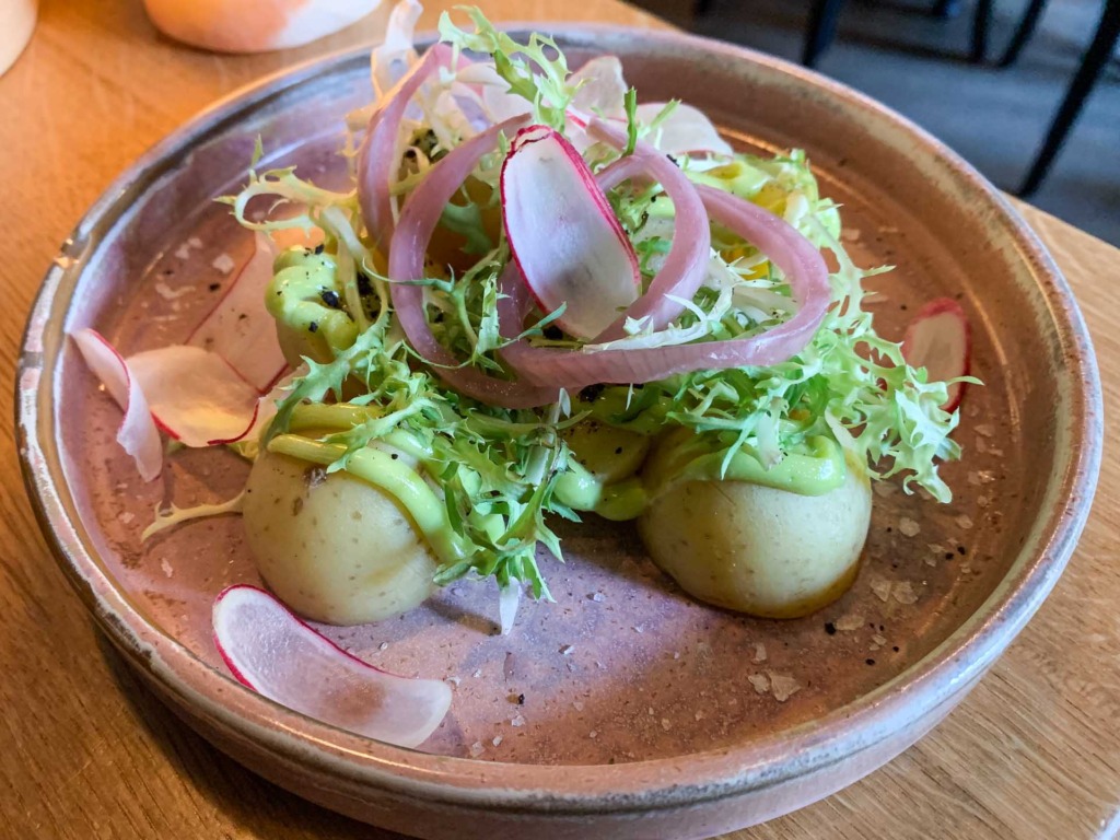 Nye danske kartofler på Restaurant Nögen