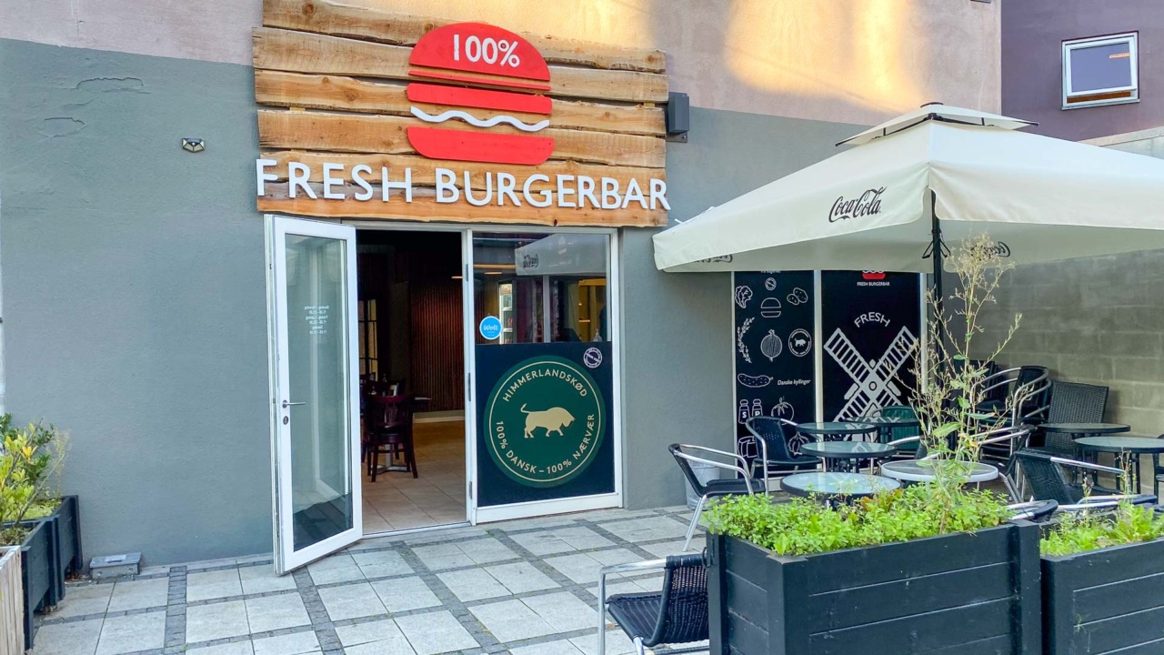 Fresh Burgerbar i Vejle set udefra