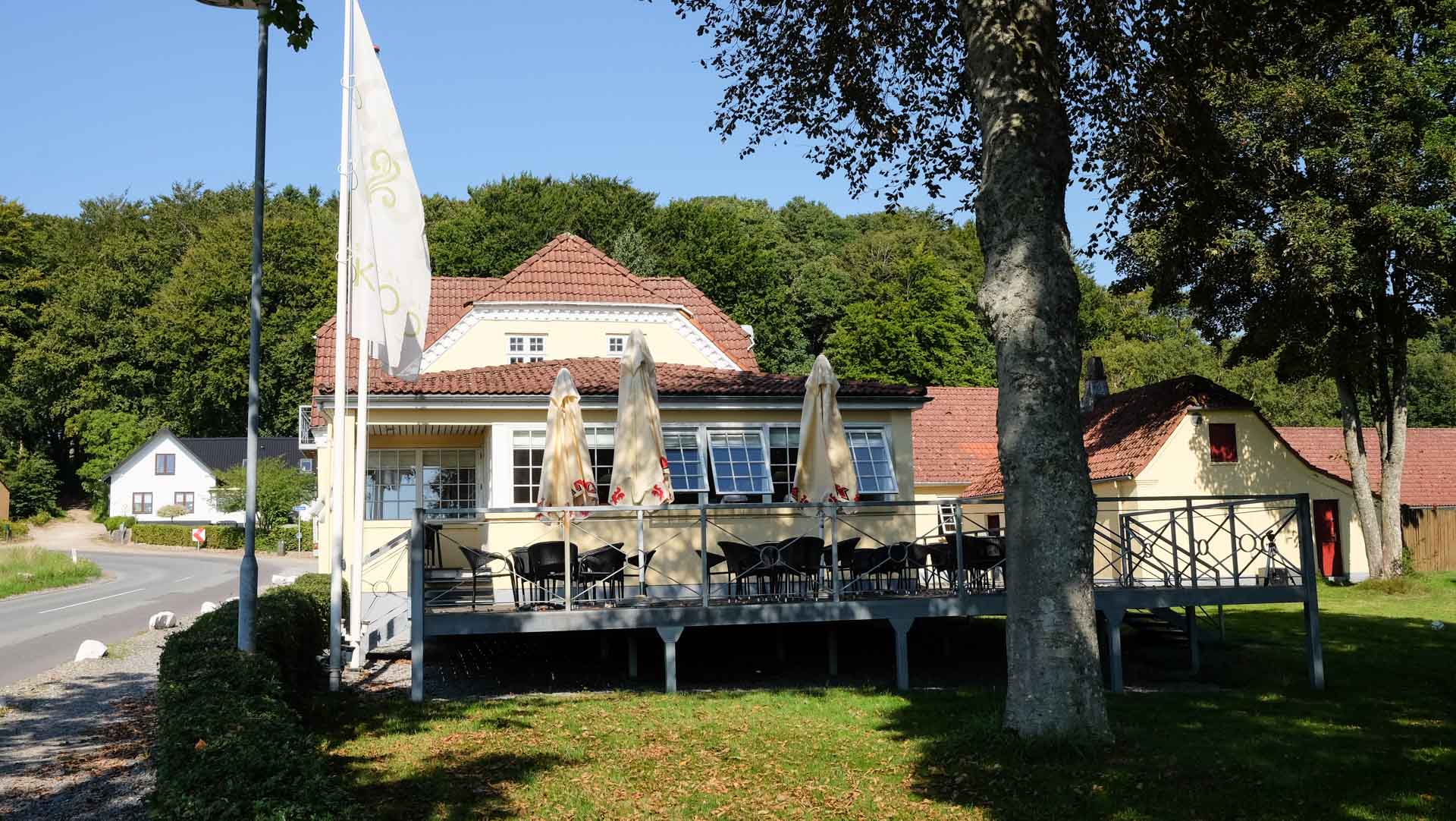 Rolige omgivelser ved Skovdal Kro