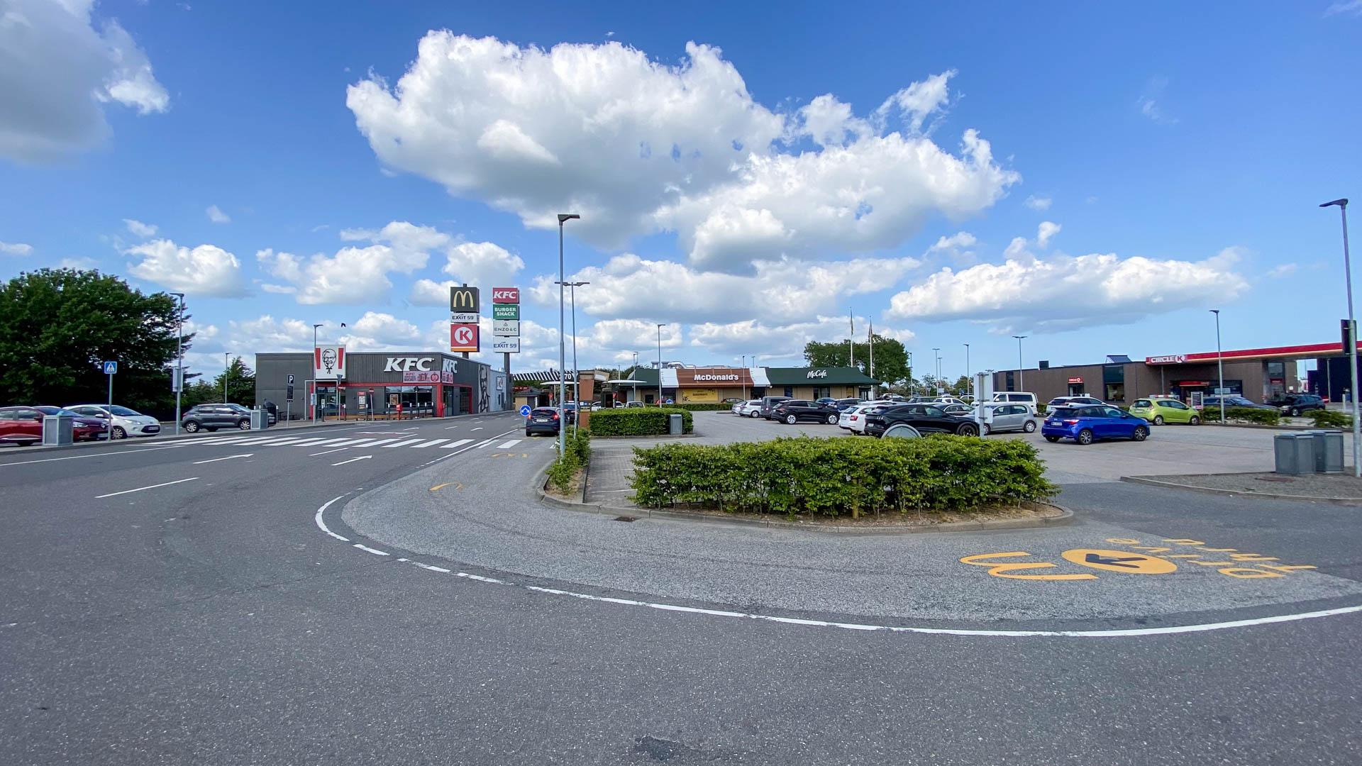 Fastfoodkæder på DTC