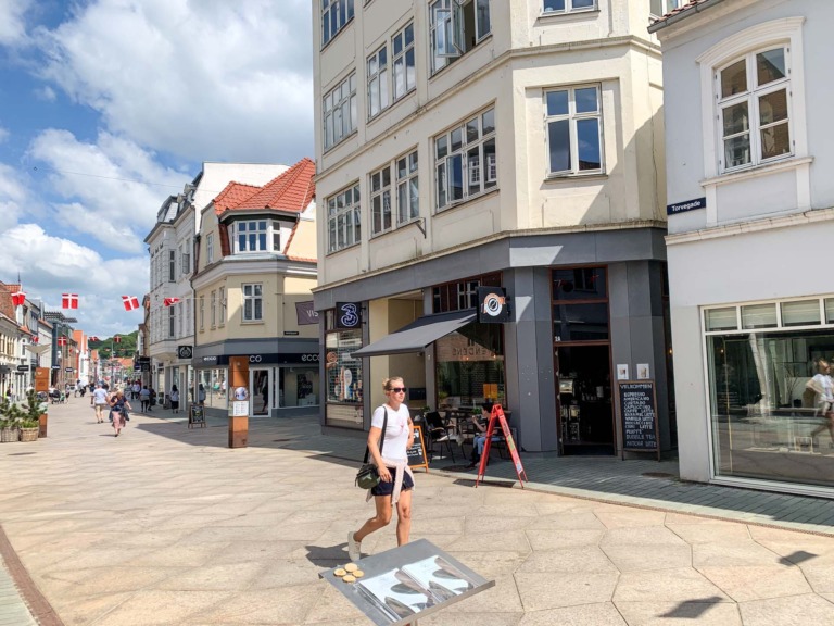 Coffea Sentio på gågaden i Vejle