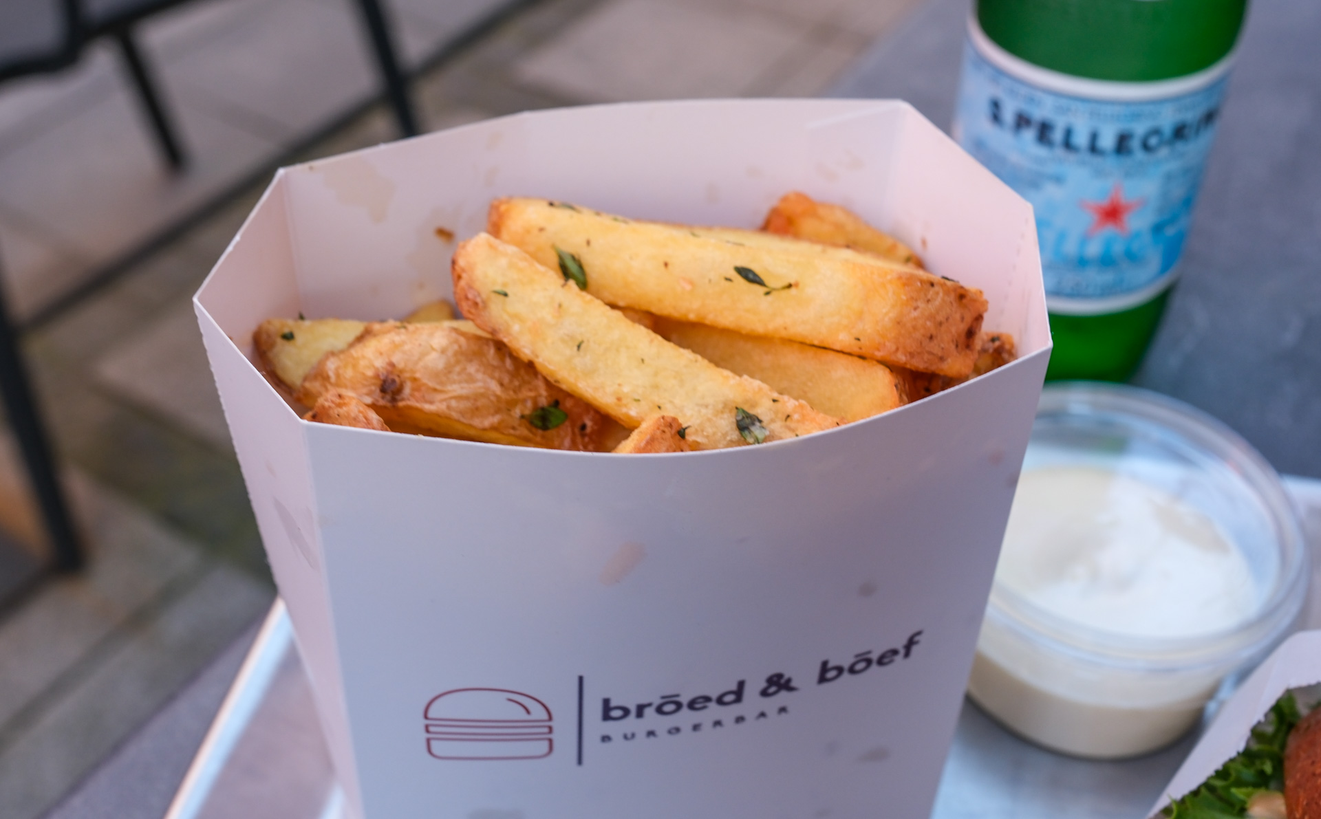Kartofler hos Brōed & Bōef Burgerbar er virkelig gode