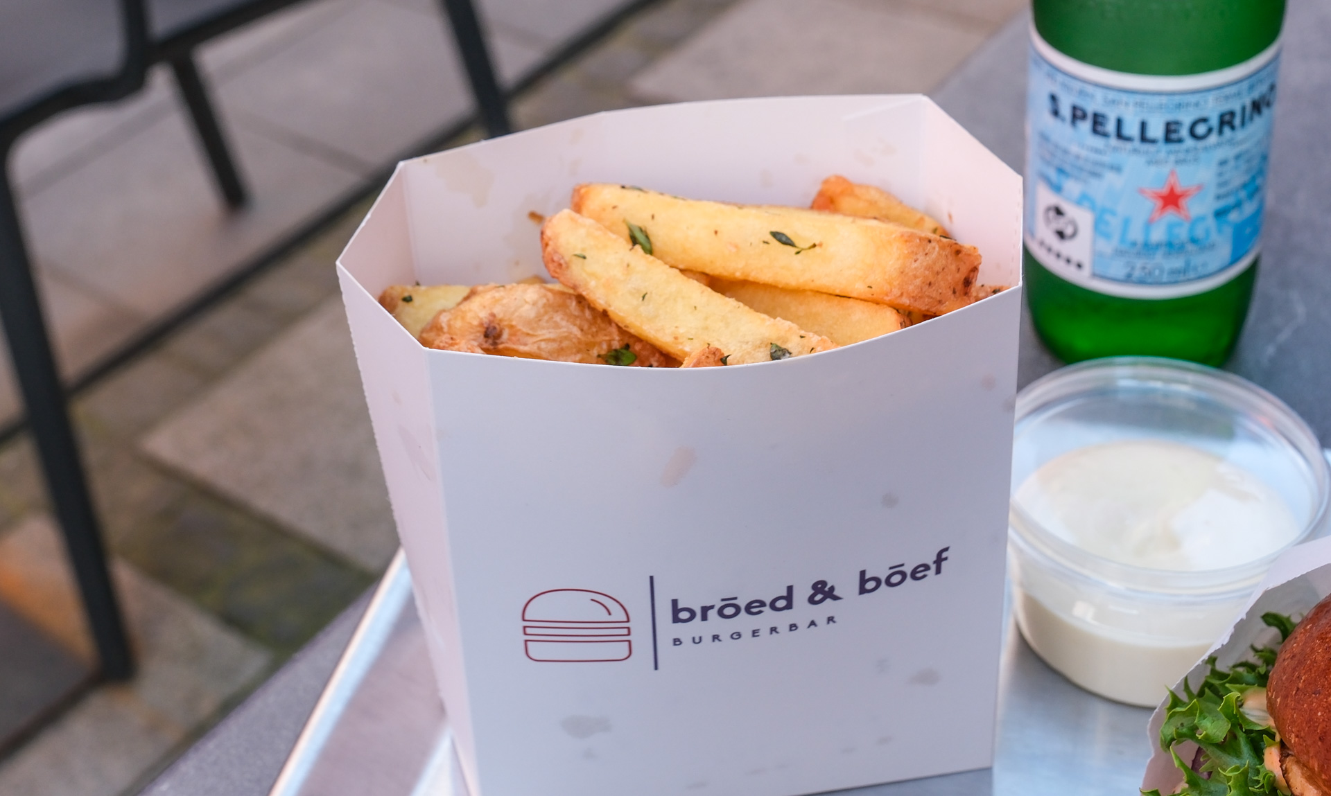 Fritterne hos Brōed & Bōef Burgerbar er rigtig gode