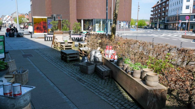 Foran Osteriet og Livets Brød i Vejle