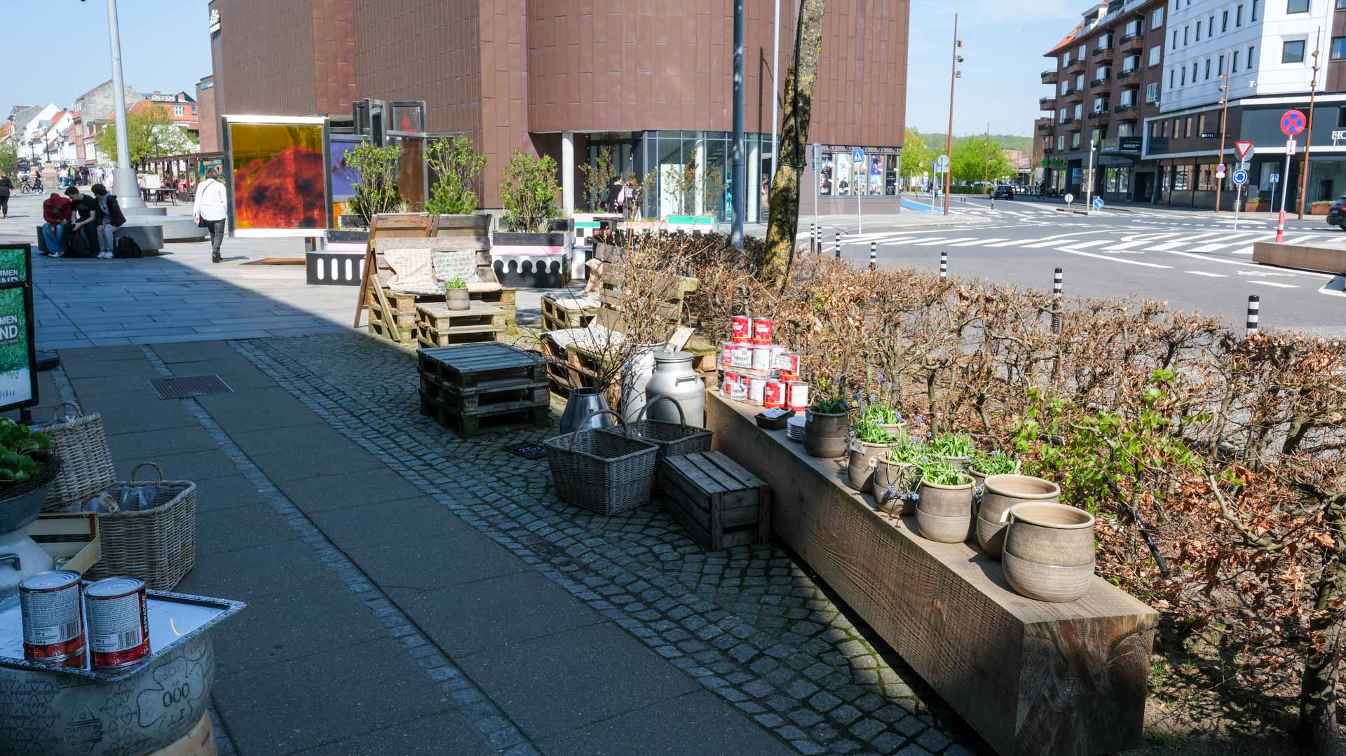 Foran Osteriet og Livets Brød i Vejle