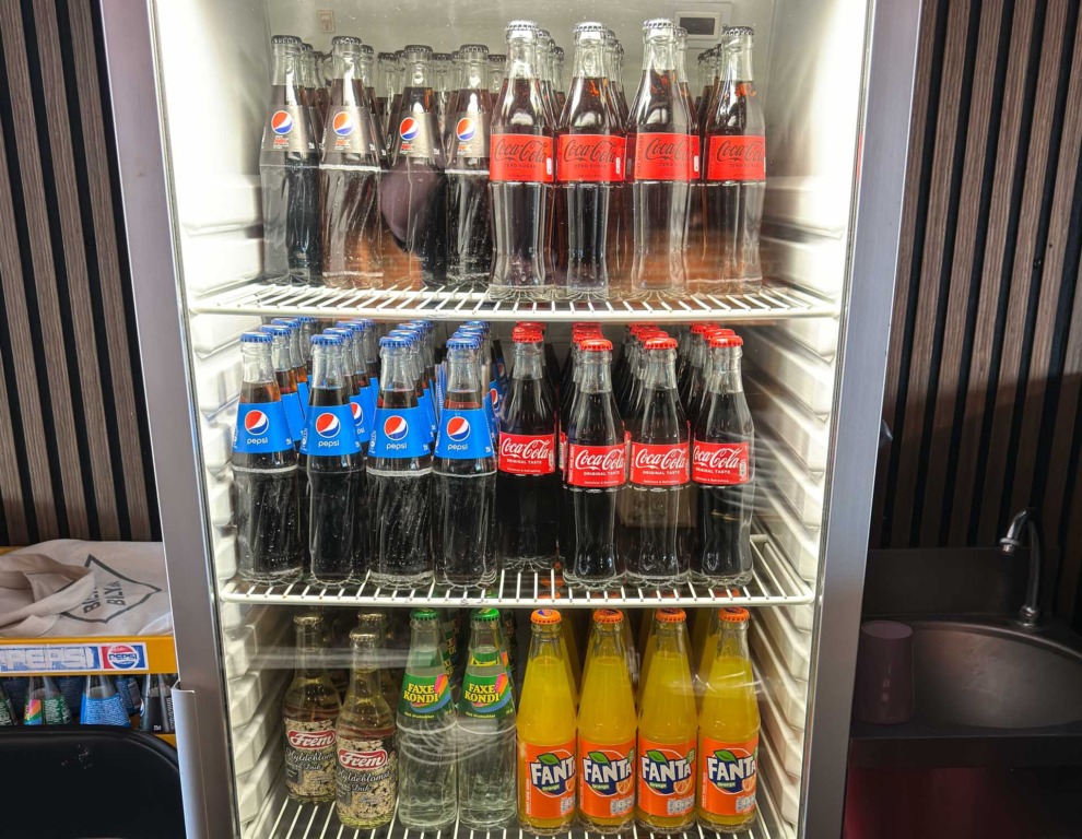 Times Square i Hedensted har de traditionelle sodavand