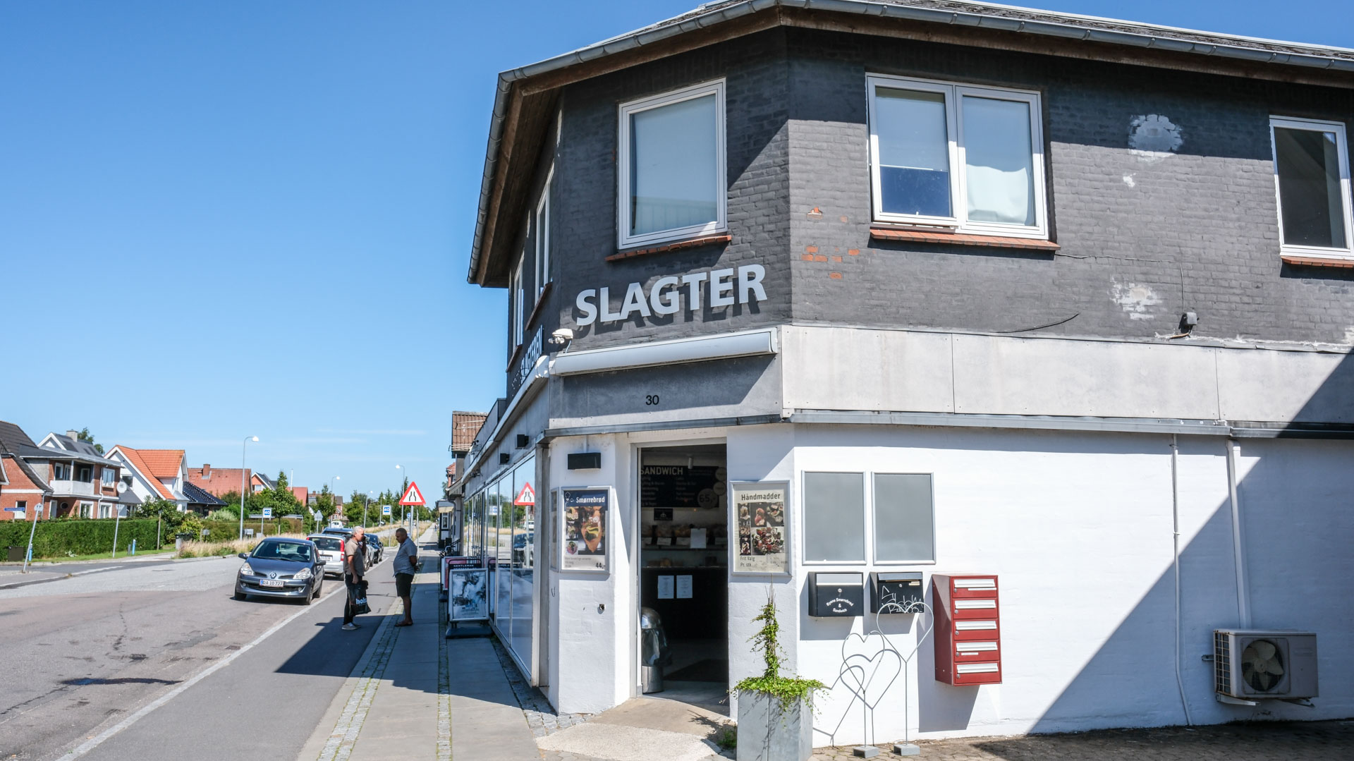 Flot bygning Byens Smørrebrød og Sandwich ligger i i Hedensted