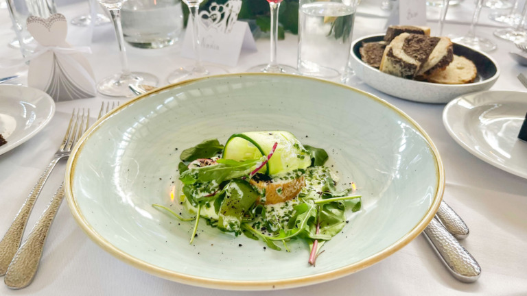 Middag hos Restaurant Skyttehuset i Vejle