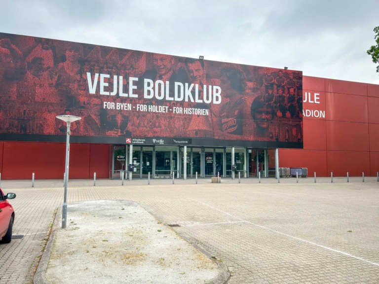 Stadion til Vejle Boldklub i Nørreskoven.