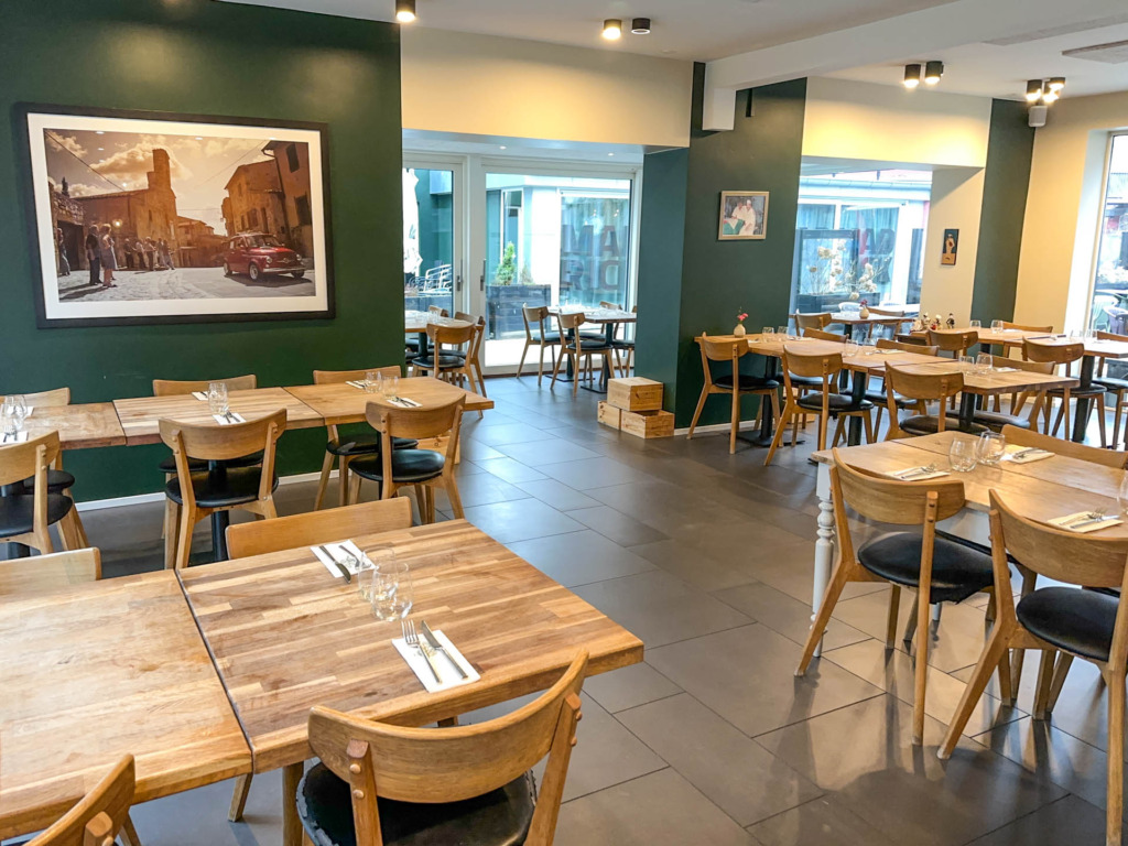 L´Angolo Italiano er en stor italiensk restaurant i Midtpunktet i Vejle.