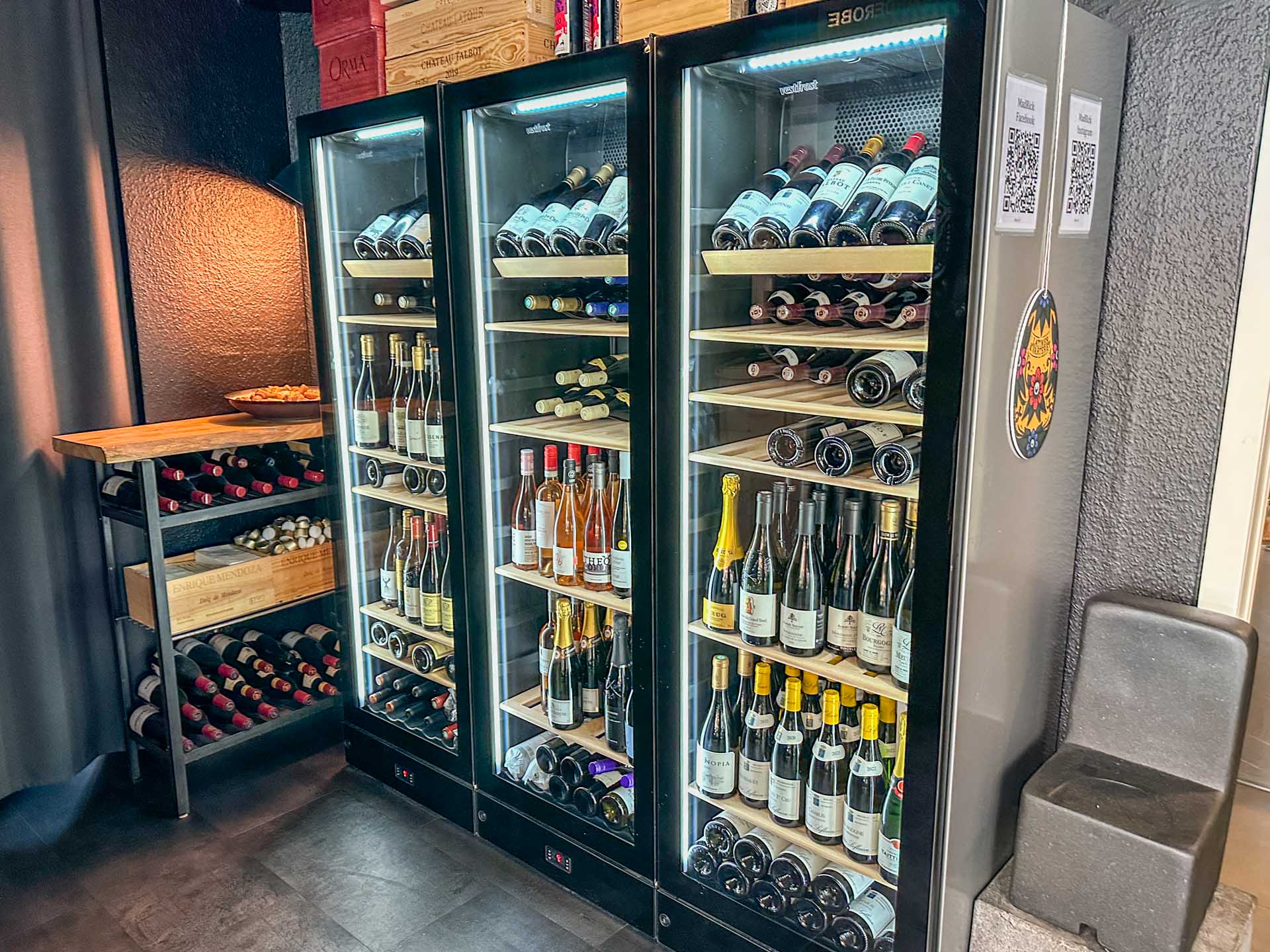 Vinkøleskabet hos MadRick.