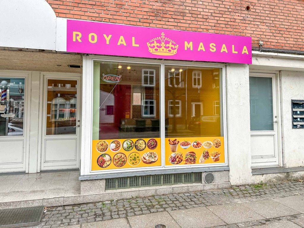 Royal Masala ligger i Vesterbrogade i Vejle.