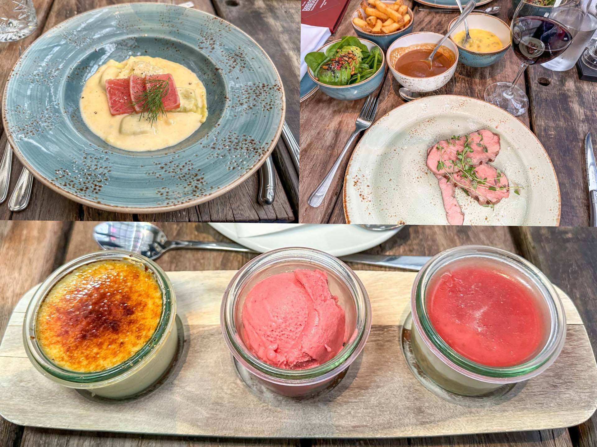 3-retters menu hos Bistecca i Vejle. 
