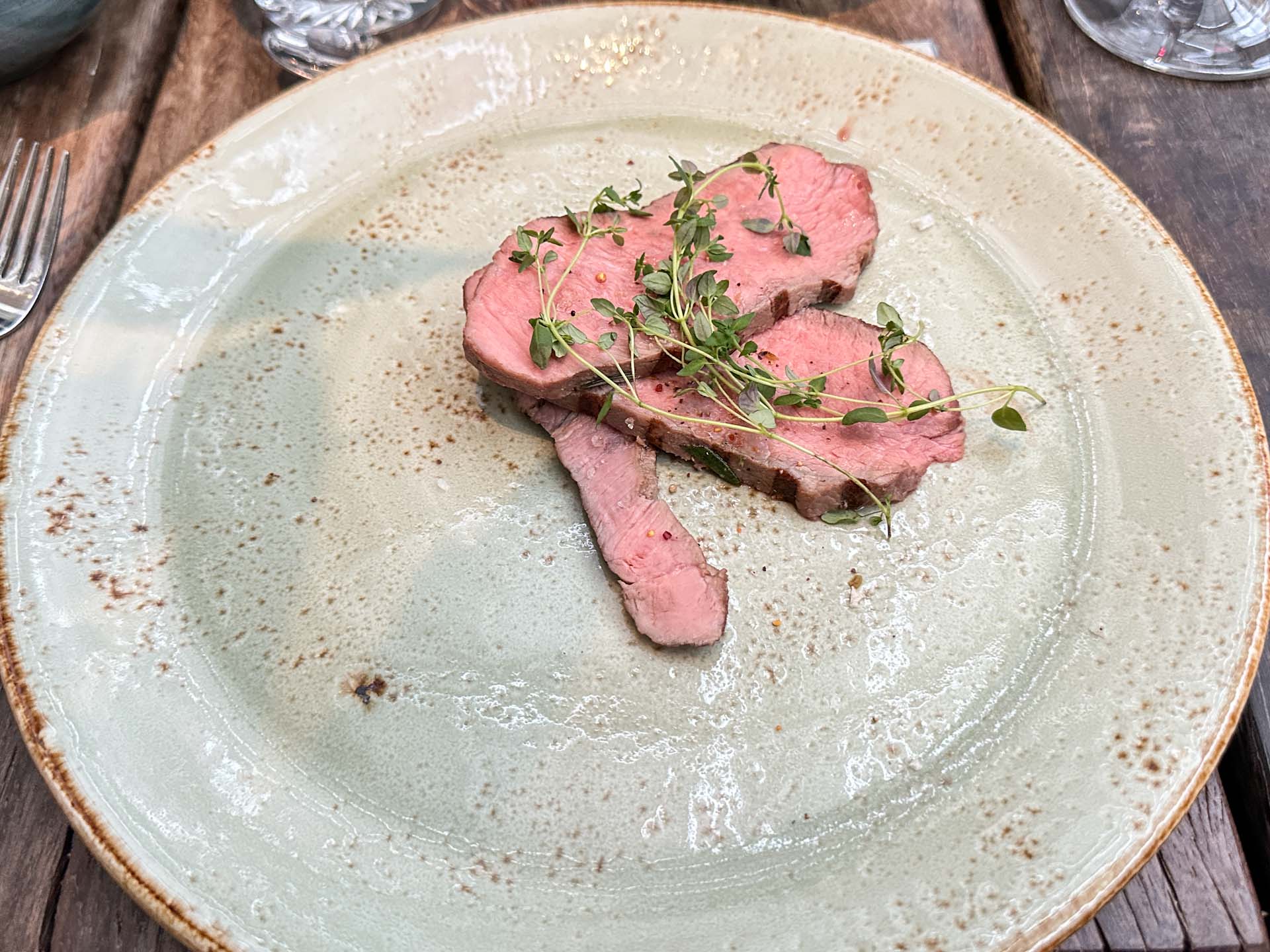 Kalven var meget mør hos Bistecca i Vejle.