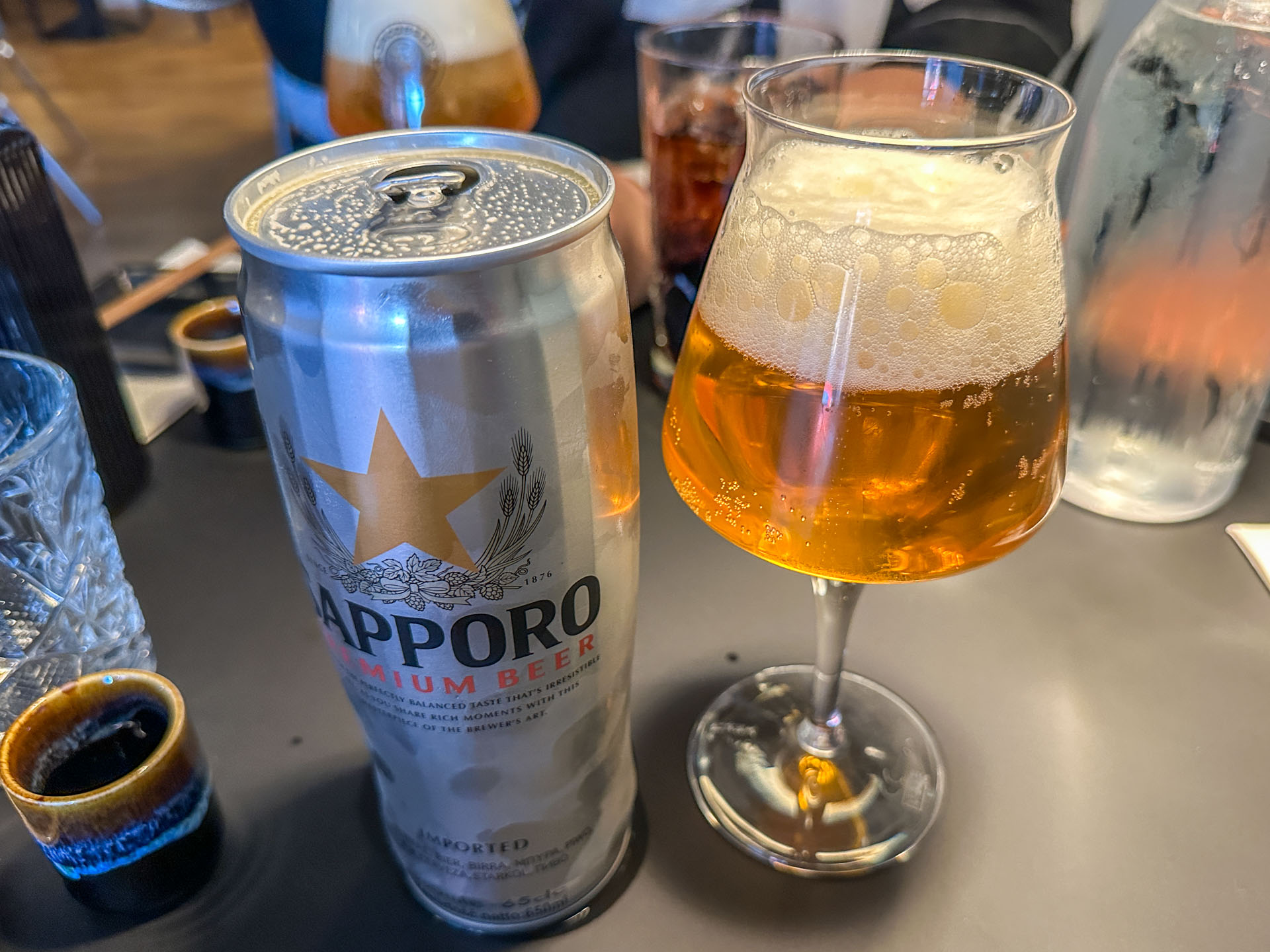 Asiatisk øl passer godt til sushi.