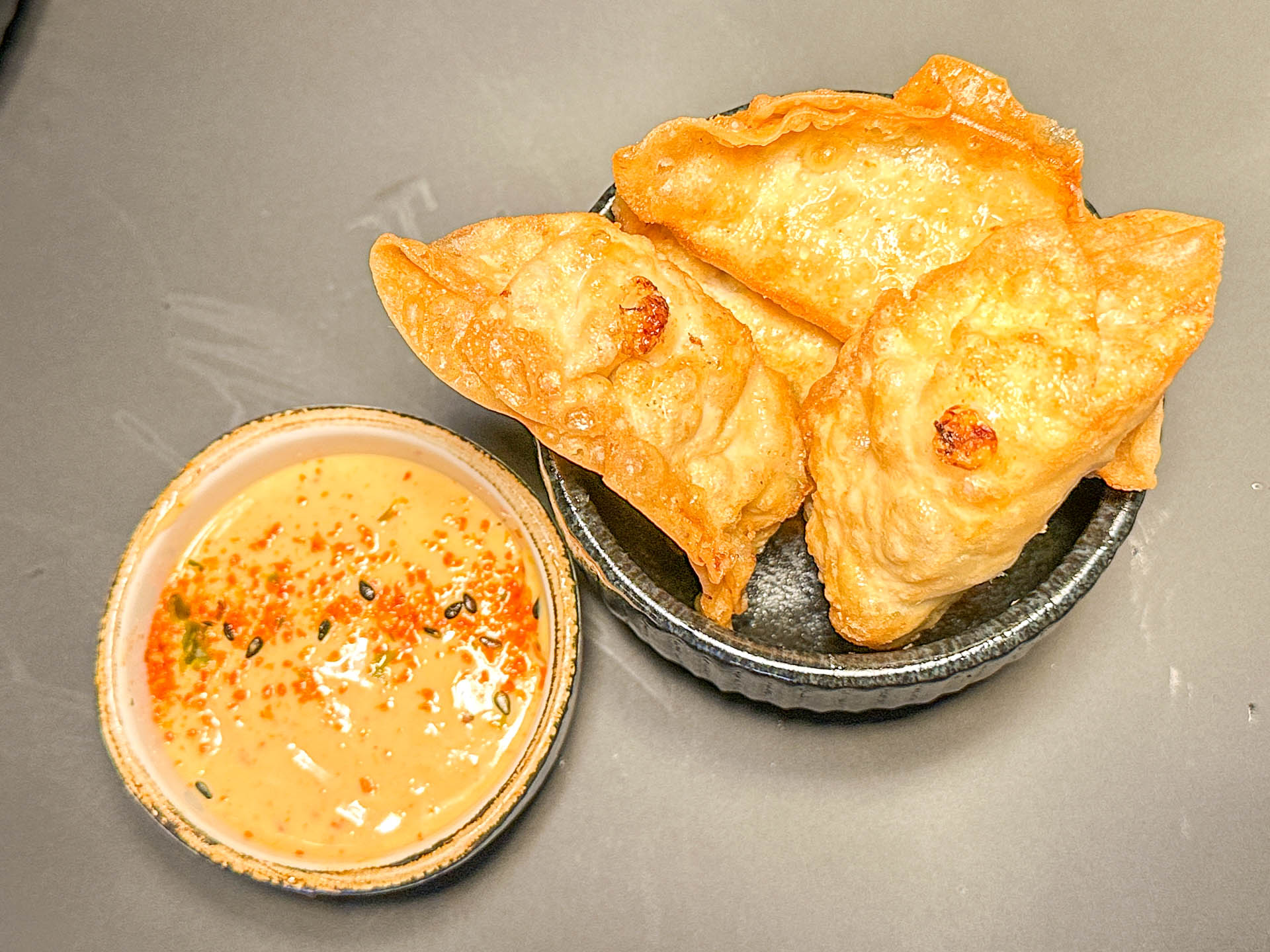 Gyoza hos Oasia Sushi & Wok i Torvehallerne i Vejle.