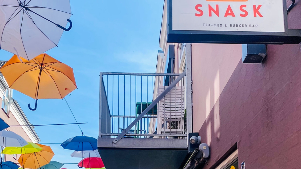 Snask i Vejle Midtpunkt.