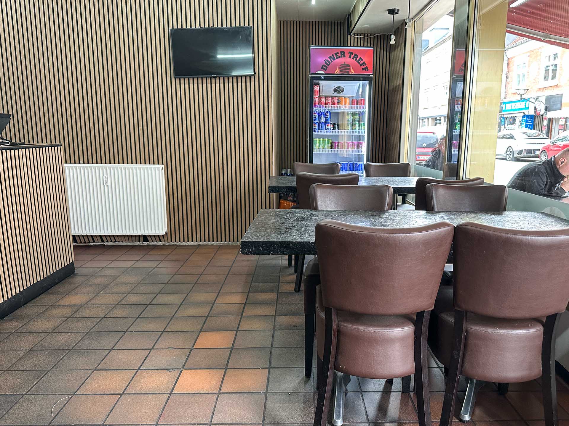 Der er få siddepladser i Vejle.