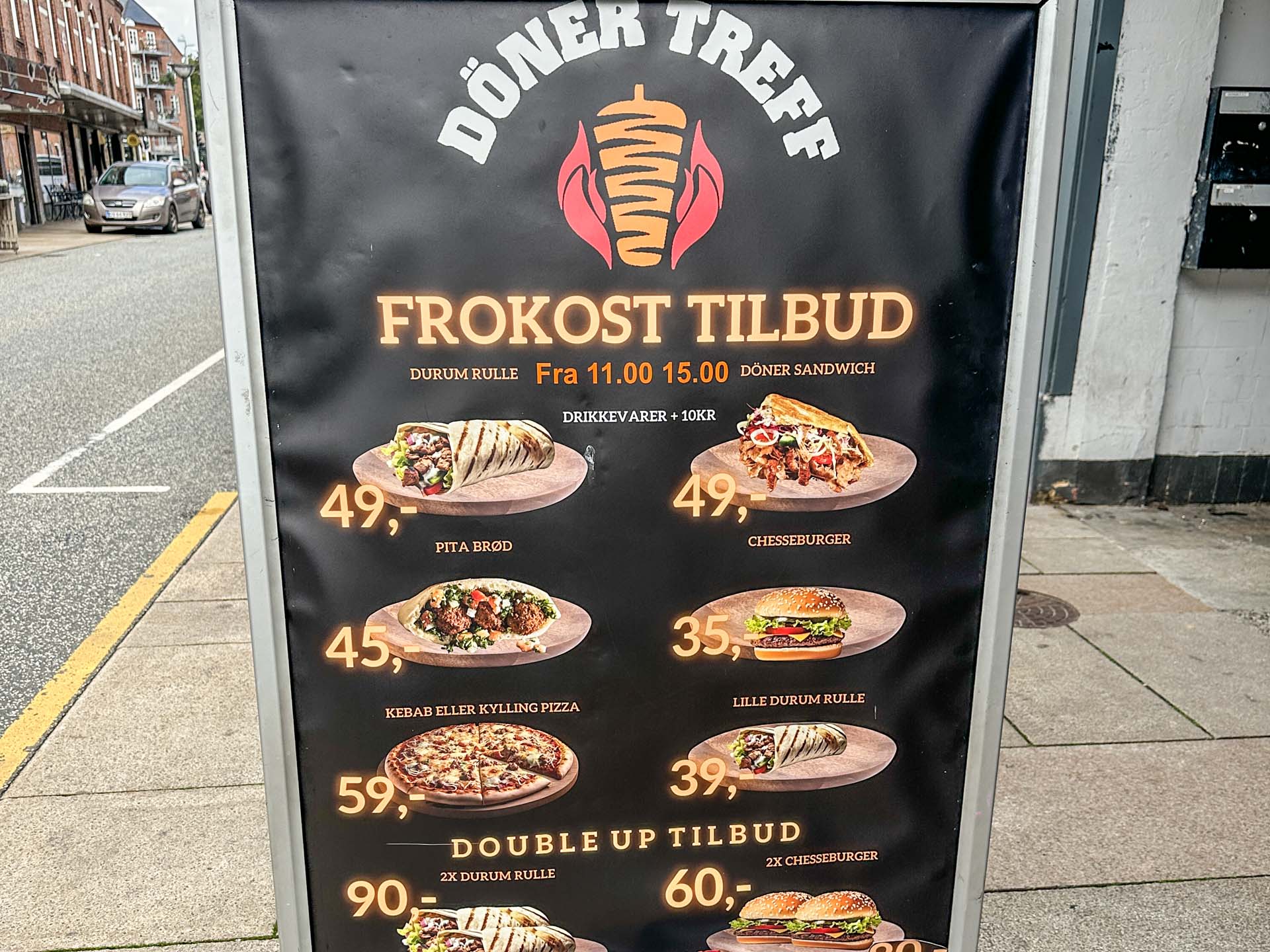 Frokost tilbud hos Döner Treff i Vejle.