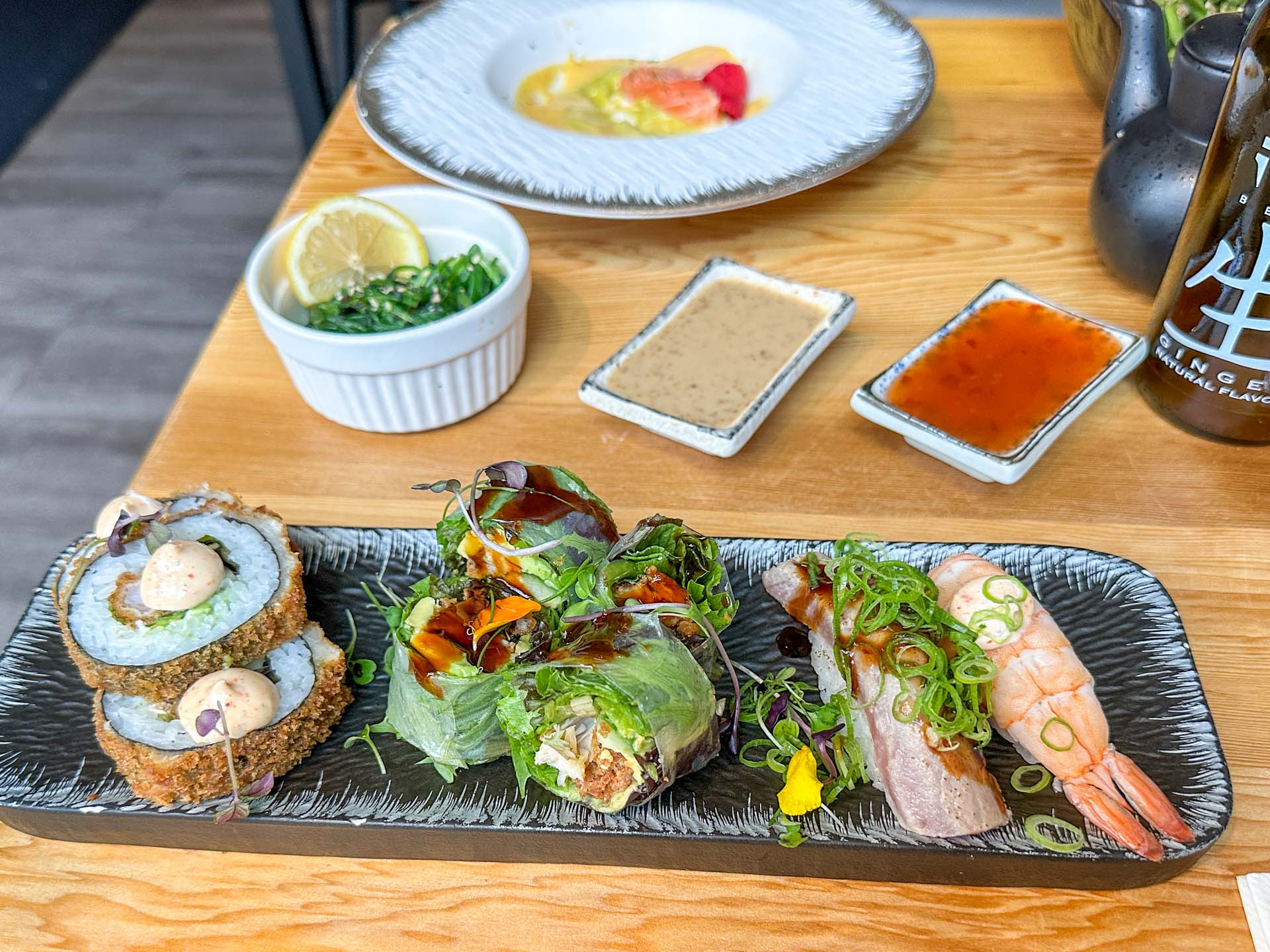 Retter fra ad libitum hos Atami Sushi i Vejle.