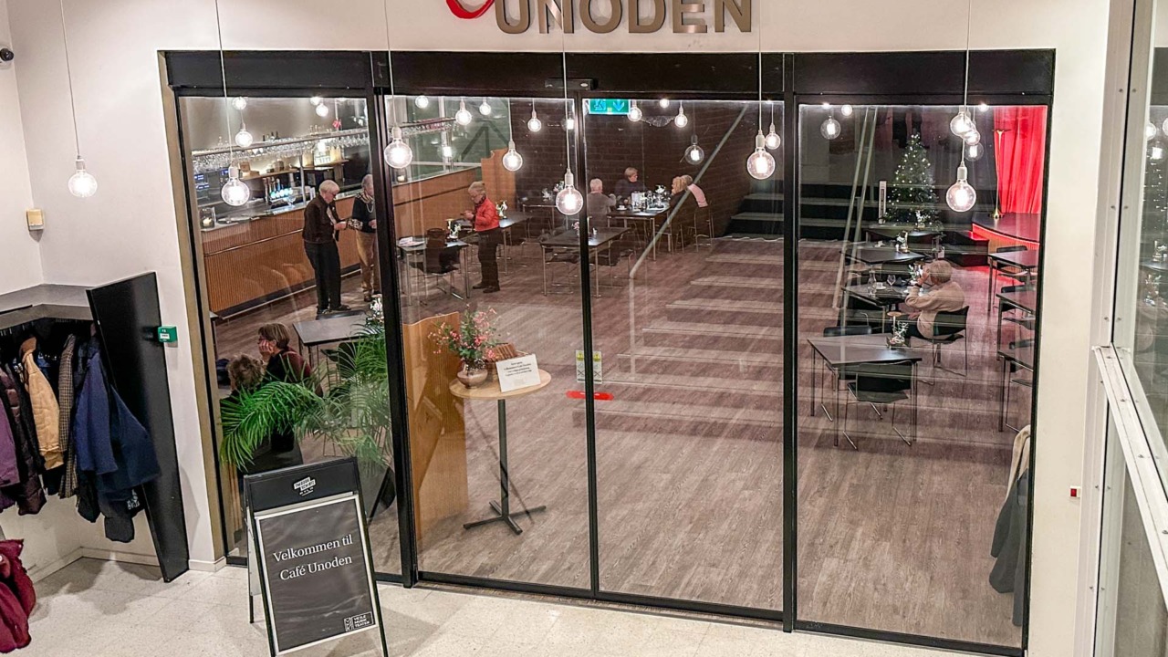 Unoden er caféen hos Vejle Musikteater.