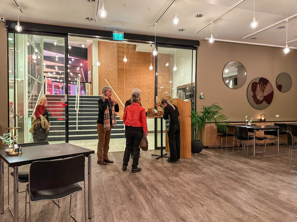 Venlig modtagelse i døren hos Unoden i Vejle.