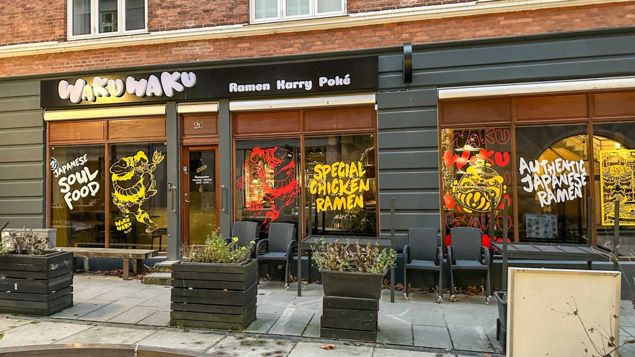 Waku Waku i Vejle har ramen og poke bowls.
