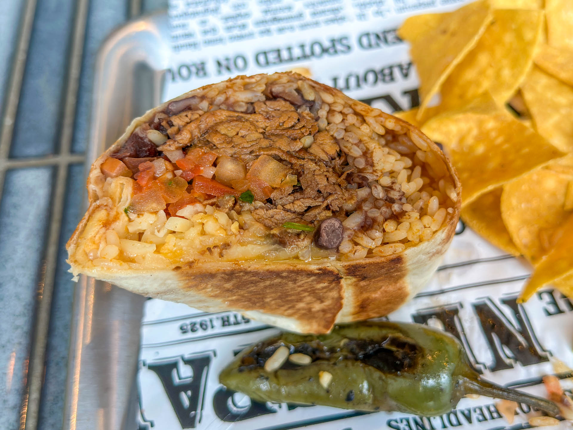 Burrito hos Barrio i Vejle.