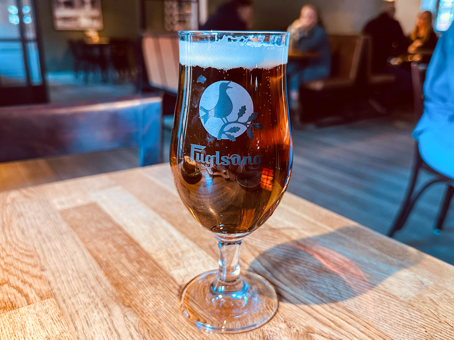 Øllen hos Conrads er Fuglsang. 