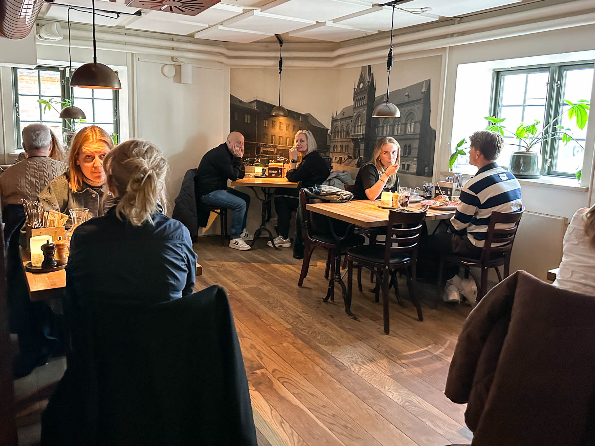 Hyggeligt stemning i Vejle.