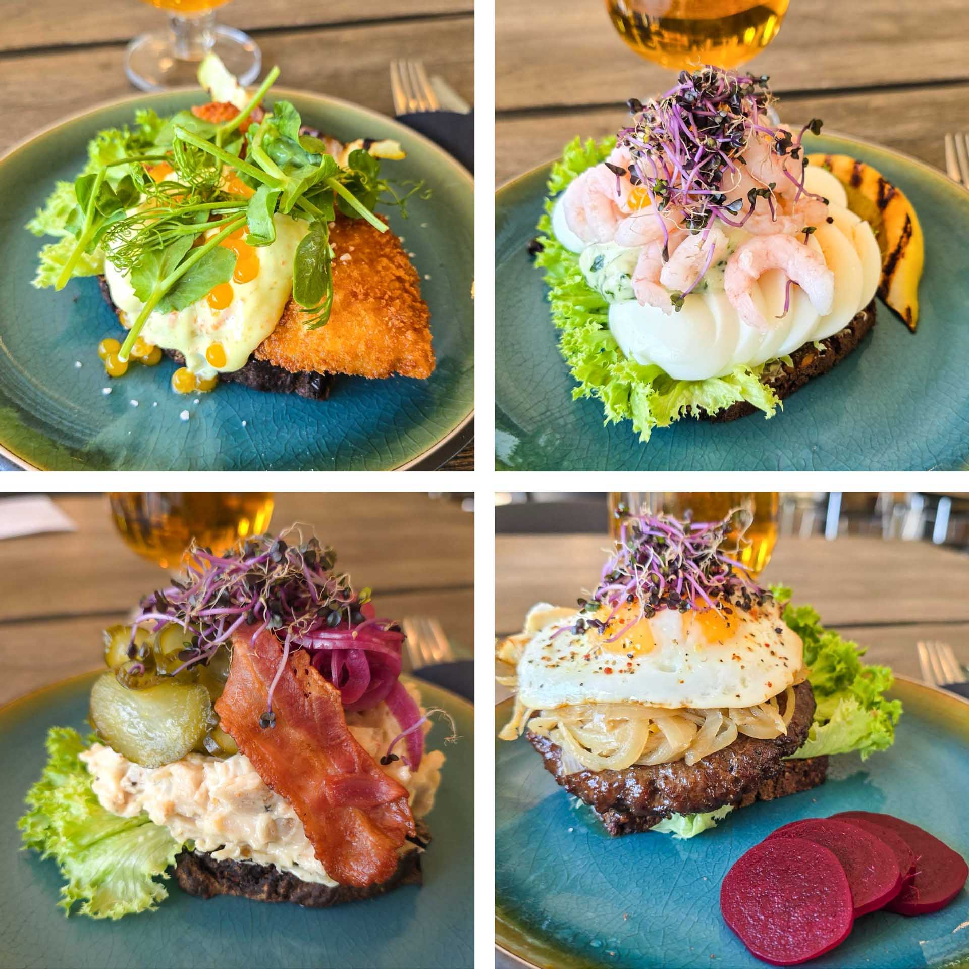 Smørrebrød hos Den Lille Kok i Vejle Golf Club