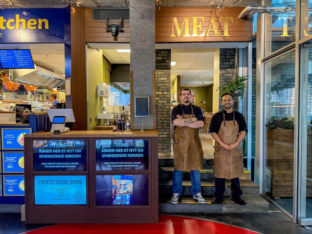Meat ligger hos Social Dining i Vejle.